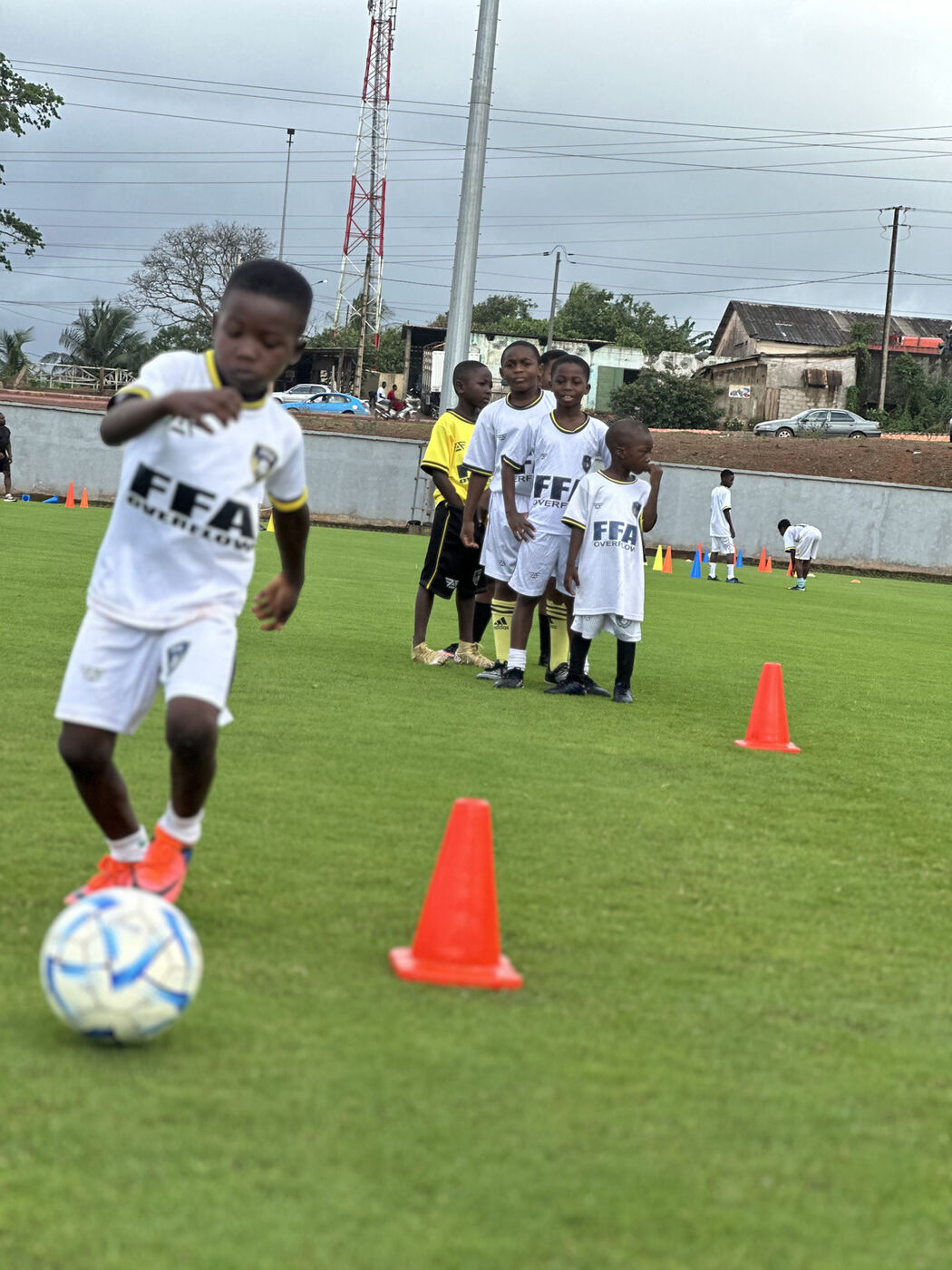 Séance d'entraînement Football Family Academy